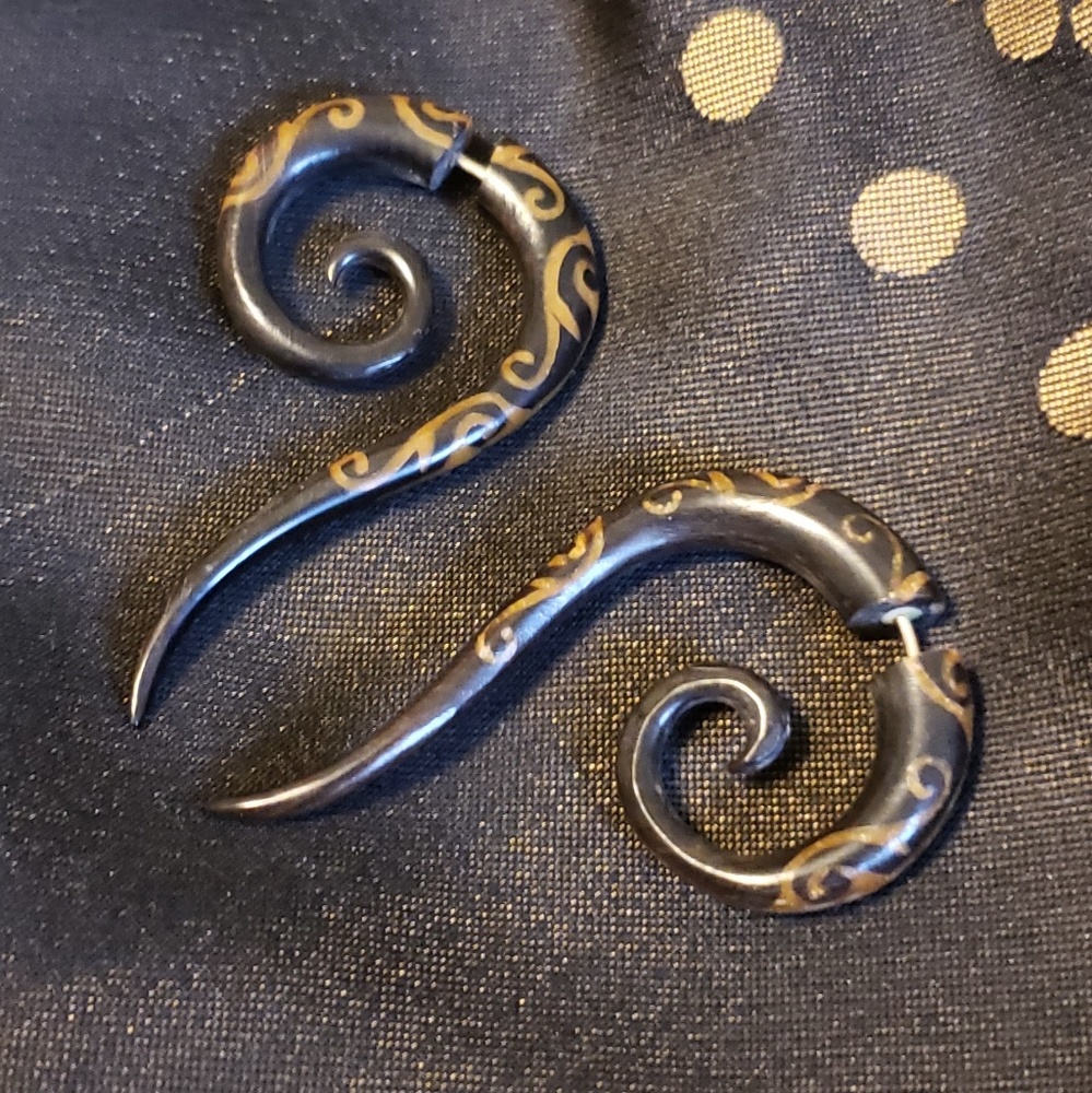 Fake Guage Earrings